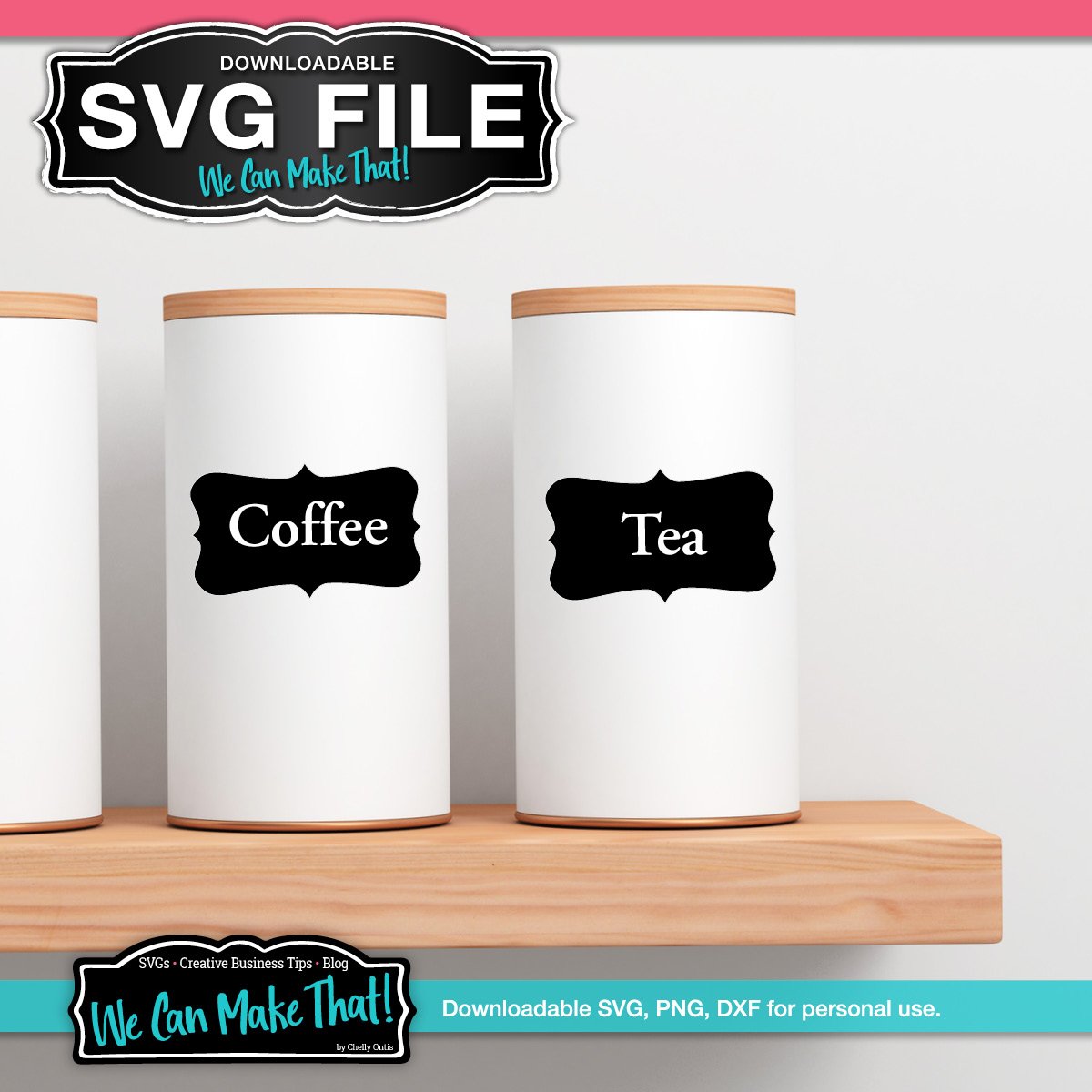 Download How To Make Kitchen Canister Labels We Can Make That