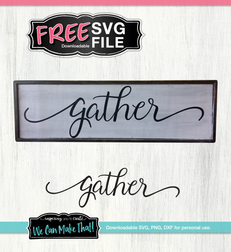 Free Gather SVG