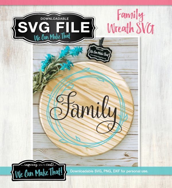 Family Wreath SVG
