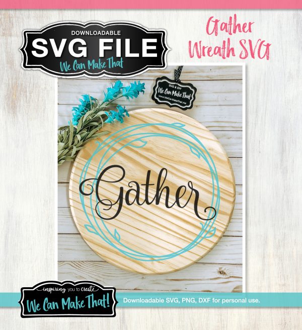 Gather Wreath SVG