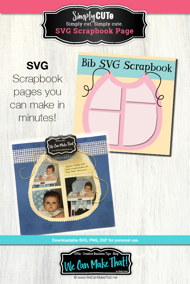 Bib SVG Scrapbook Page
