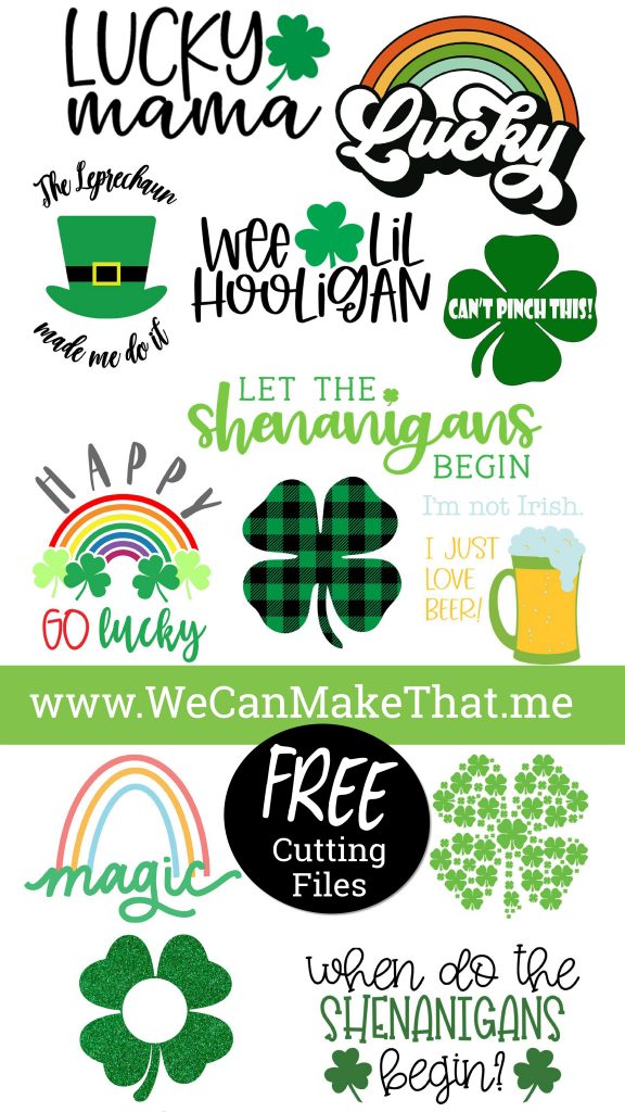 FREE St. Patrick's Day SVG list