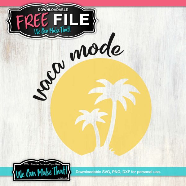 Vacation Mode Free SVG