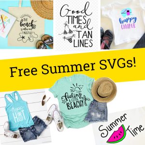 Free Summer SVG Cut Files