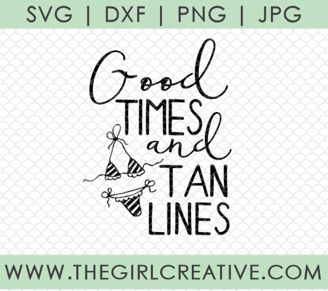 Free Summer SVG Cut File from The Creative Girl