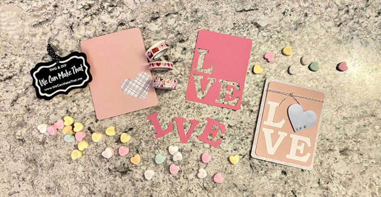 Make a Valentine’s Day Card with your Cricut®