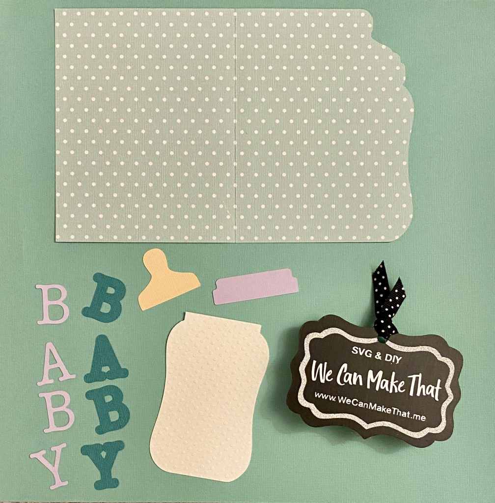 Baby Card SVG