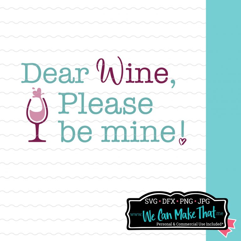 Dear Wine SVG