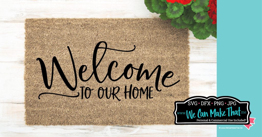 Free Welcome Doormat SVG