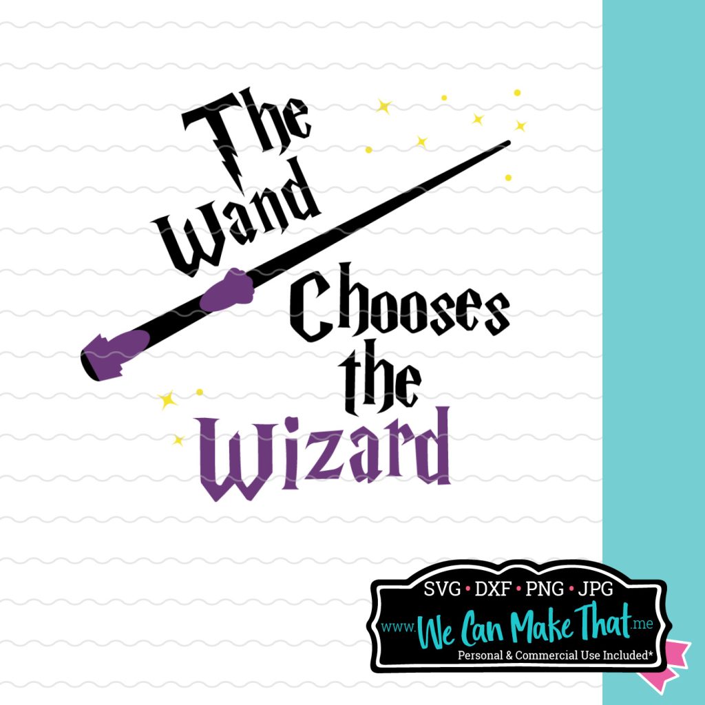 The wand chooses the wizard svg