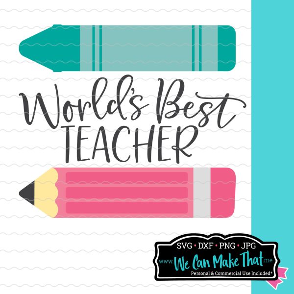 World's Best Teacher SVG