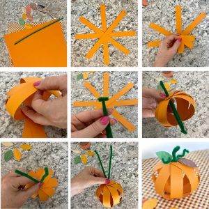 How to DIY Pumpkin Decorations from Paper