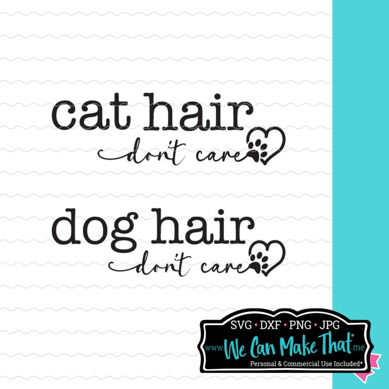 Dog/Cat Hair Don't Care Cut File Set.