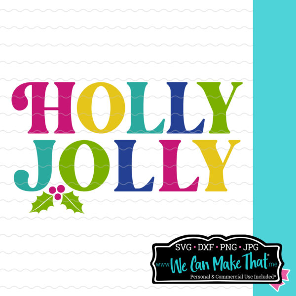 Holly Jolly Christmas SVG