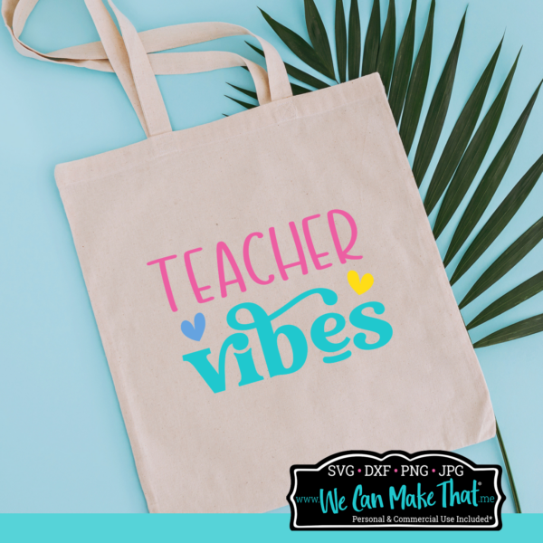 Teacher Vibes School SVG - Image 3