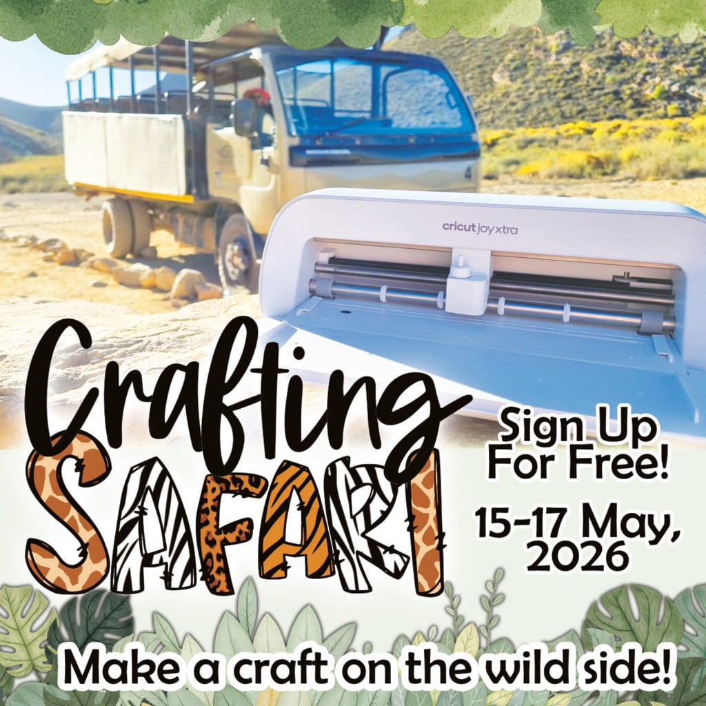 Crafting Safari logo with Cricut Xtra Joy event.