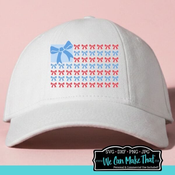 USA Flag Bows SVG - Image 3