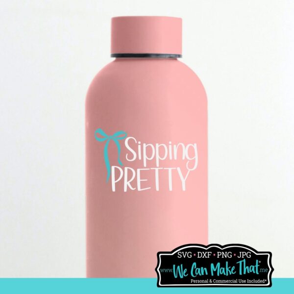 Sipping Pretty SVG Design - Image 3