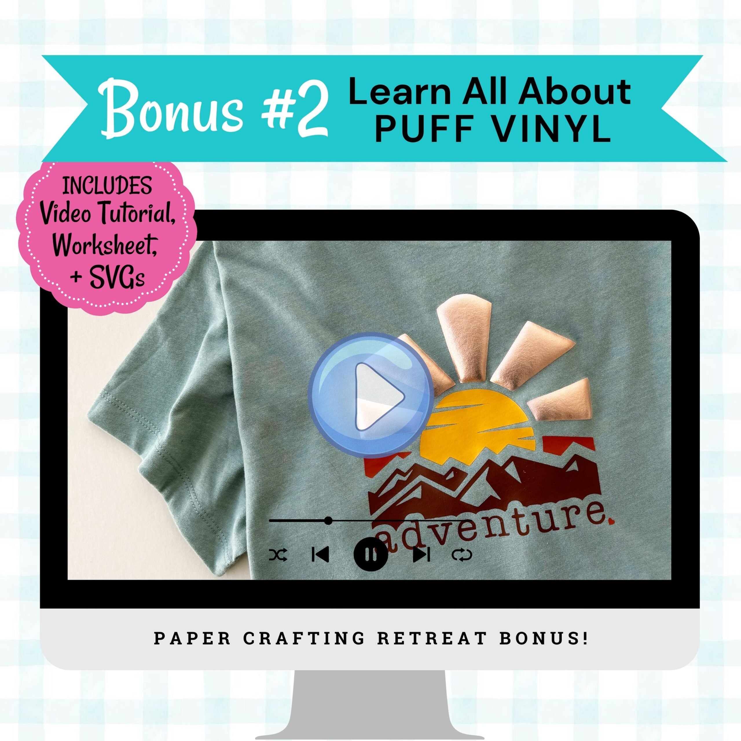 Puff vinyl Workshop mockup.
