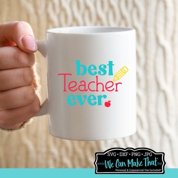 Best Teacher Ever SVG - Image 3